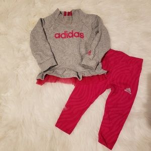 Infant Girls Adidas Outfit